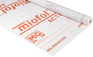 Set Miofol Active (Hygro-régulant / Membrane climatique) | 1,5x30mtr + Ruban Vast-R Polytex 75mm x 25m