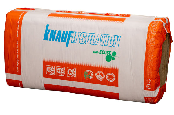 Knauf Rock4All - Panneau de laine de roche 100 mm d'épaisseur - 600x1200 mm - Rd 2,85 - 5p/lot