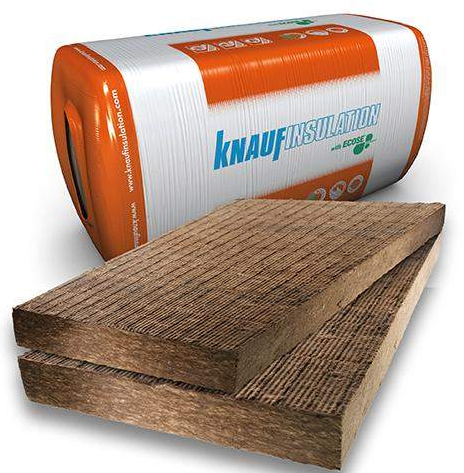 Knauf Rock4All - Panneau de laine de roche 160 mm d'épaisseur - 600x1200 mm - Rd 4,55 - 3p/lot